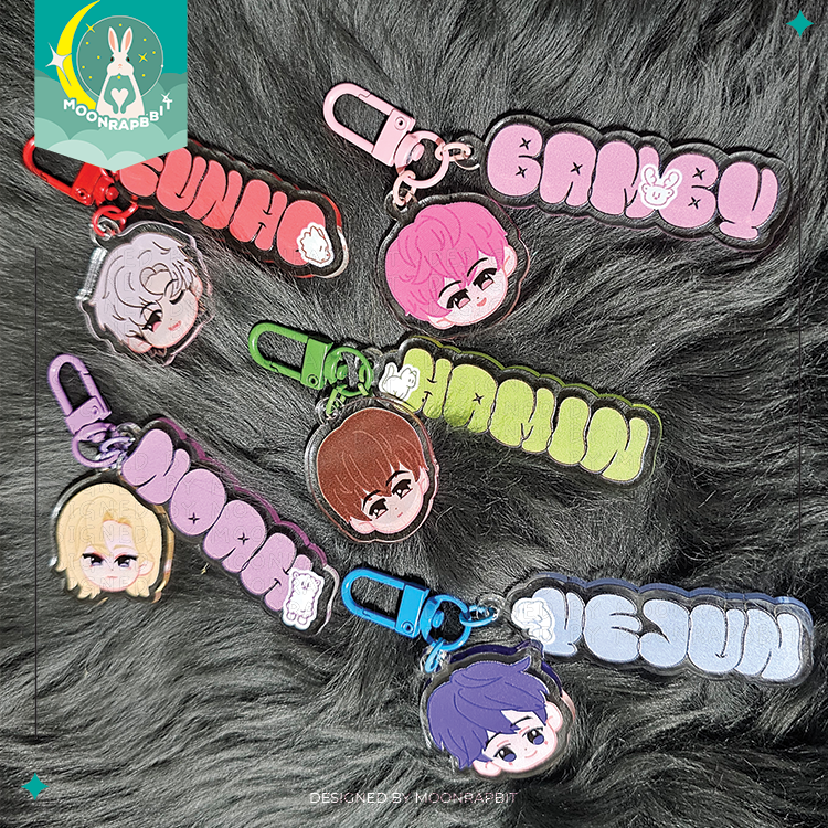 ACRYLIC CHARM KEYCHAIN_Plave:Members