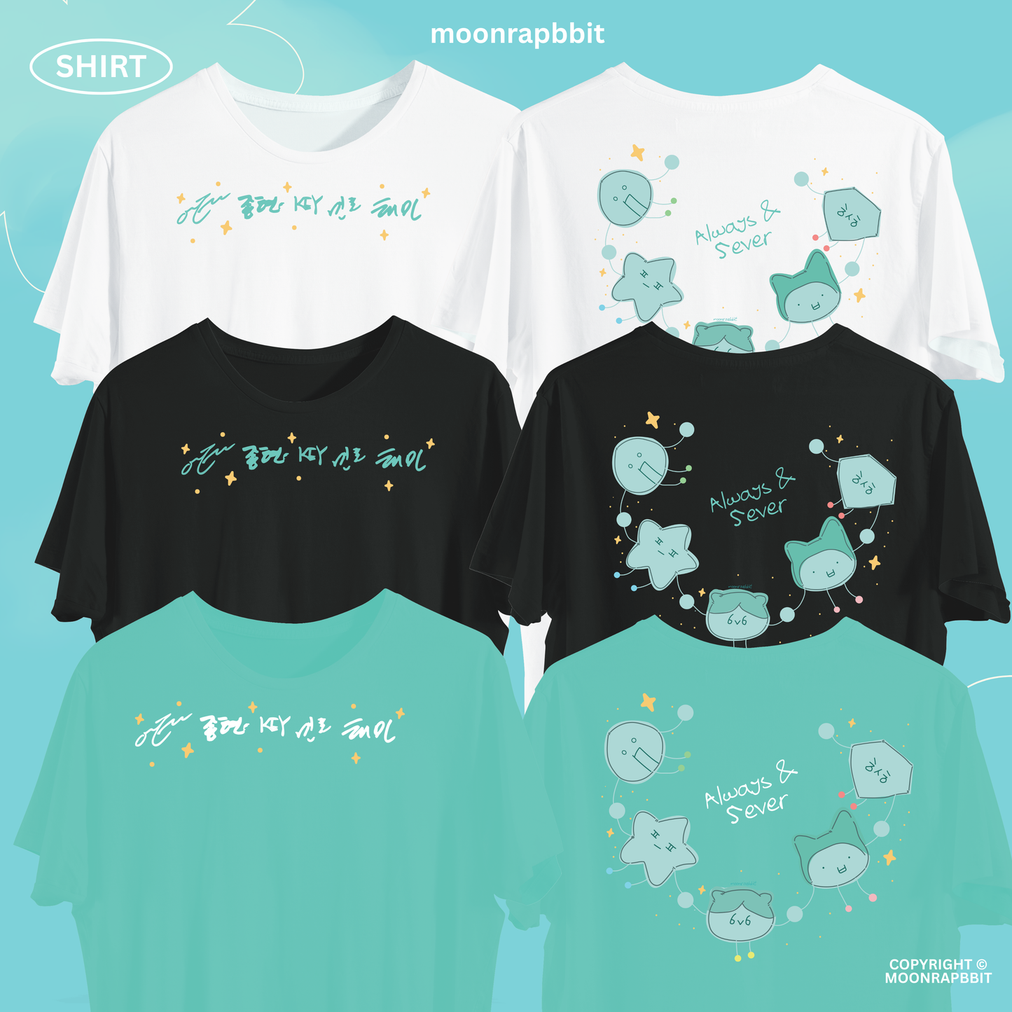 SHIRT: SHINee_5 STARS