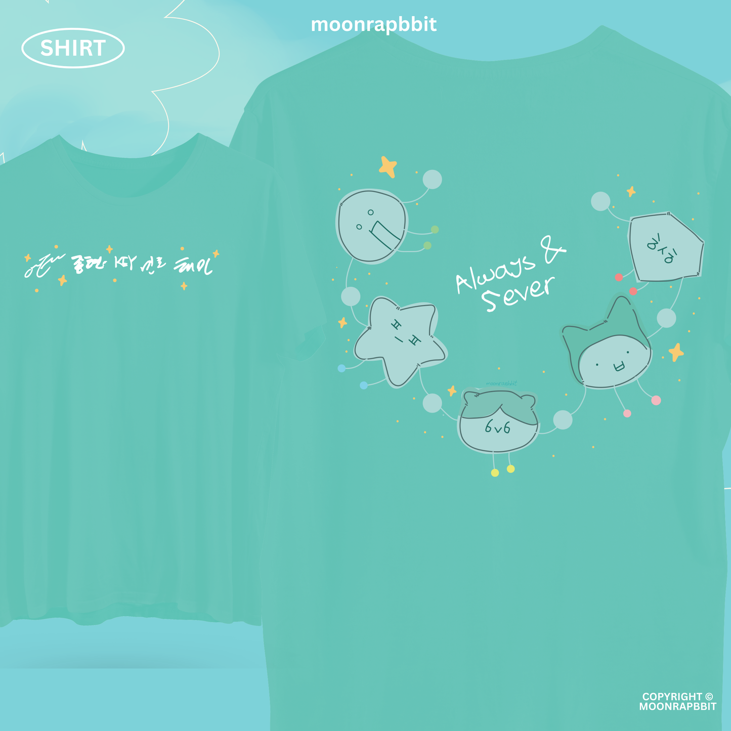 SHIRT: SHINee_5 STARS