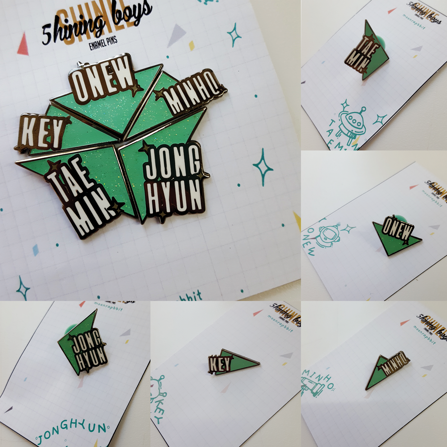 ENAMEL PIN: SHINee_5HINING BOYS