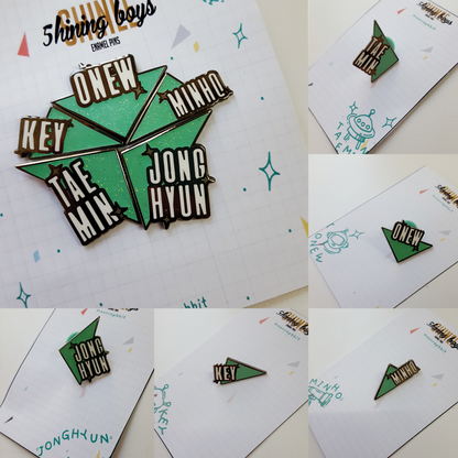 ENAMEL PIN: SHINee_5HINING BOYS