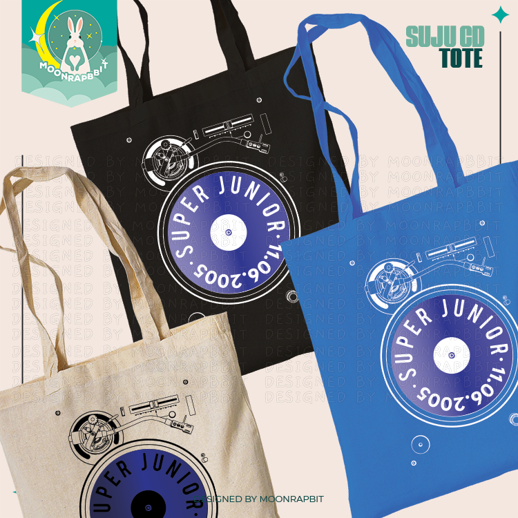 SUPER JUNIOR CD PLAYER TOTE BAG