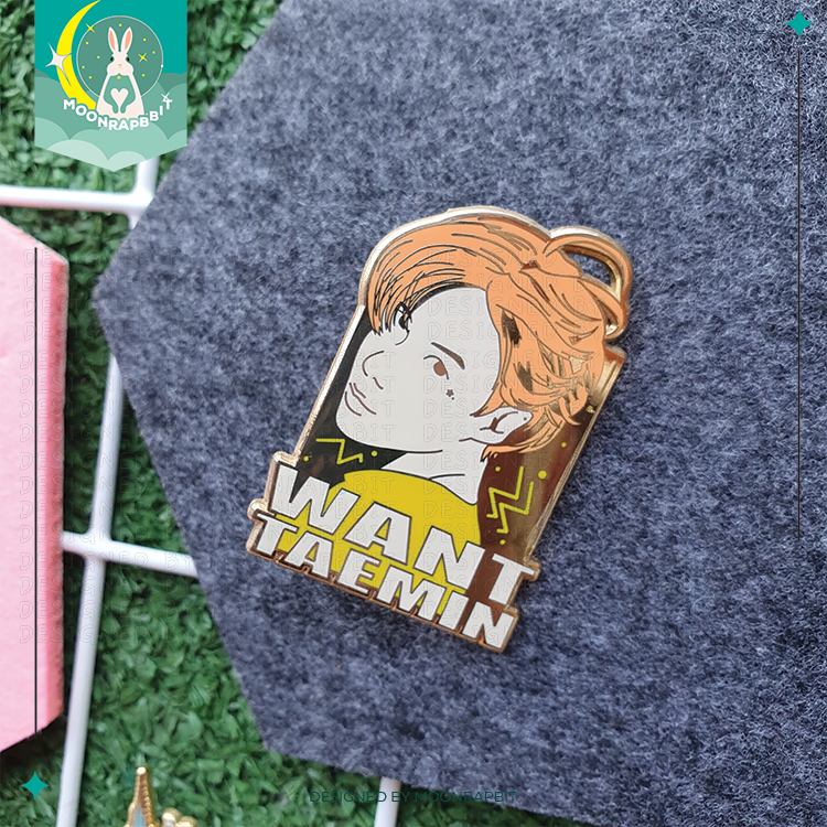 ENAMEL PIN_SHINee:Taemin Want