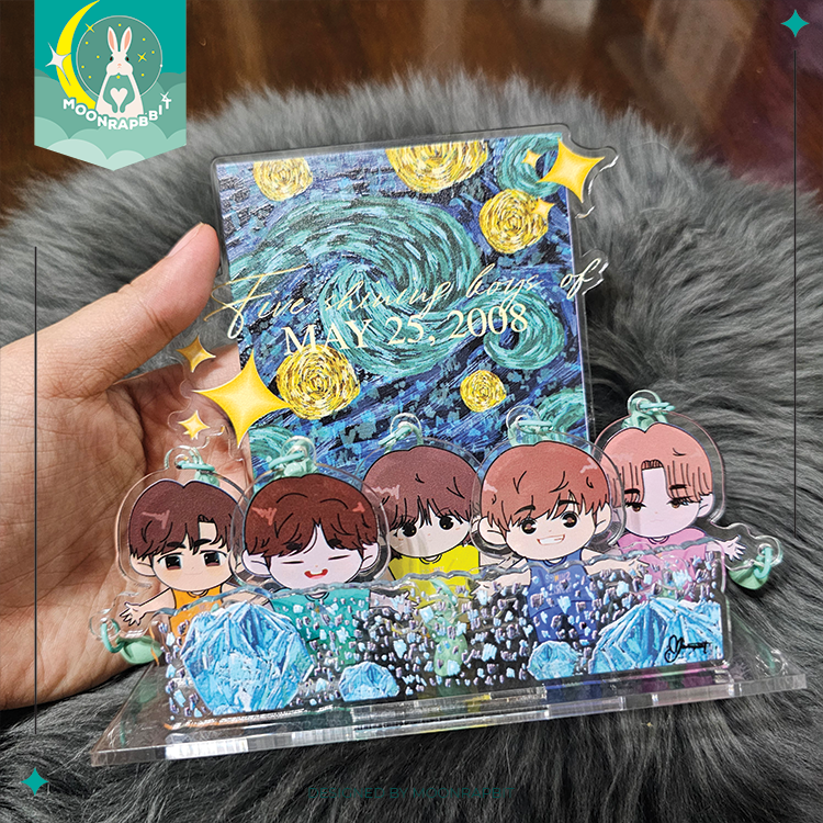 KeychainStandee_SHINee 5 boys of may 25