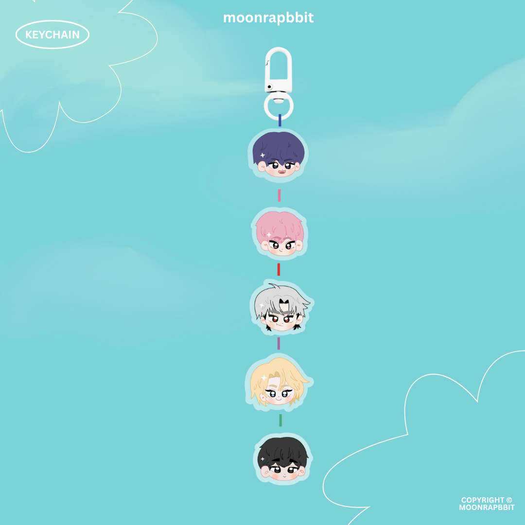 ACRYLIC CHARM KEYCHAIN_Plave