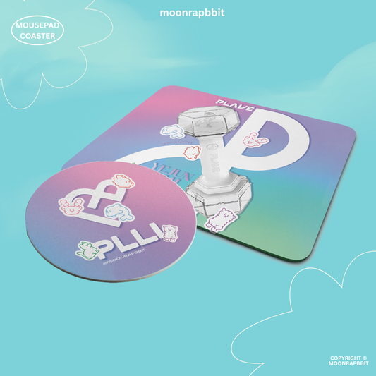 MOUSEPAD & COASTER_Plave:Plii