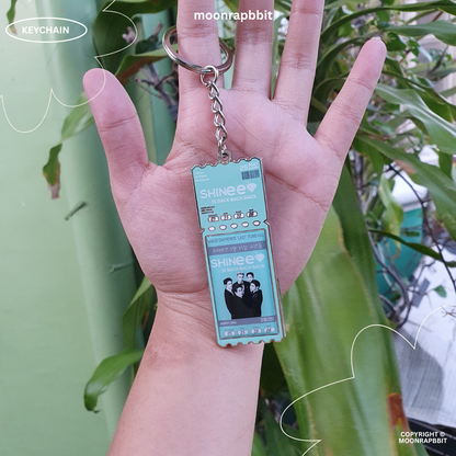 METAL KEYCHAIN_SHINee:Ticket