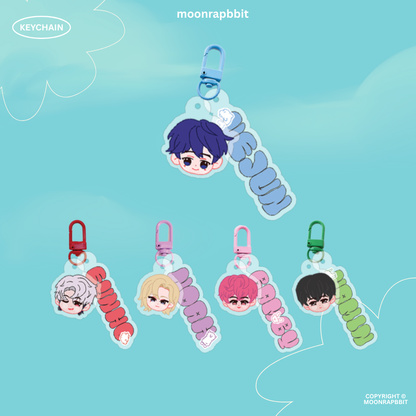 ACRYLIC CHARM KEYCHAIN_Plave:Members