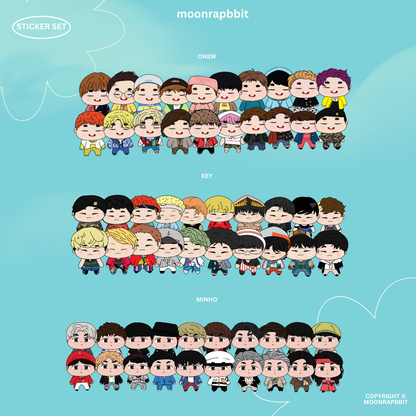 STICKER SET_SHINee CHIBI ERA