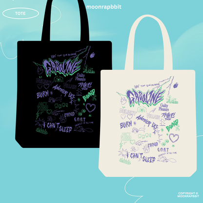 GASOLINE TOTE BAG