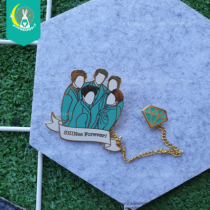 ENAMEL PIN:SHINee_10th ANNIV COLLECTION