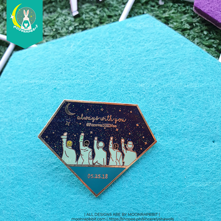 ENAMEL PIN:SHINee_10th ANNIV COLLECTION